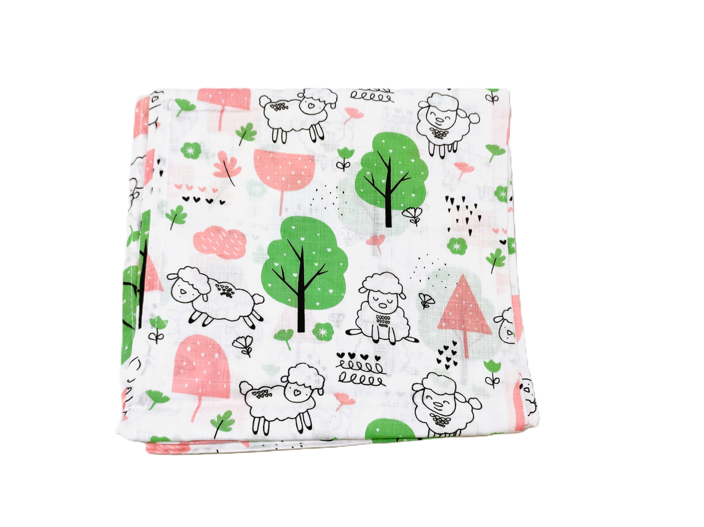NewBorn Baby Swaddle - 100% Organic Muslin - 100x100cm - Pack of 1 (Model: SW-1-103)