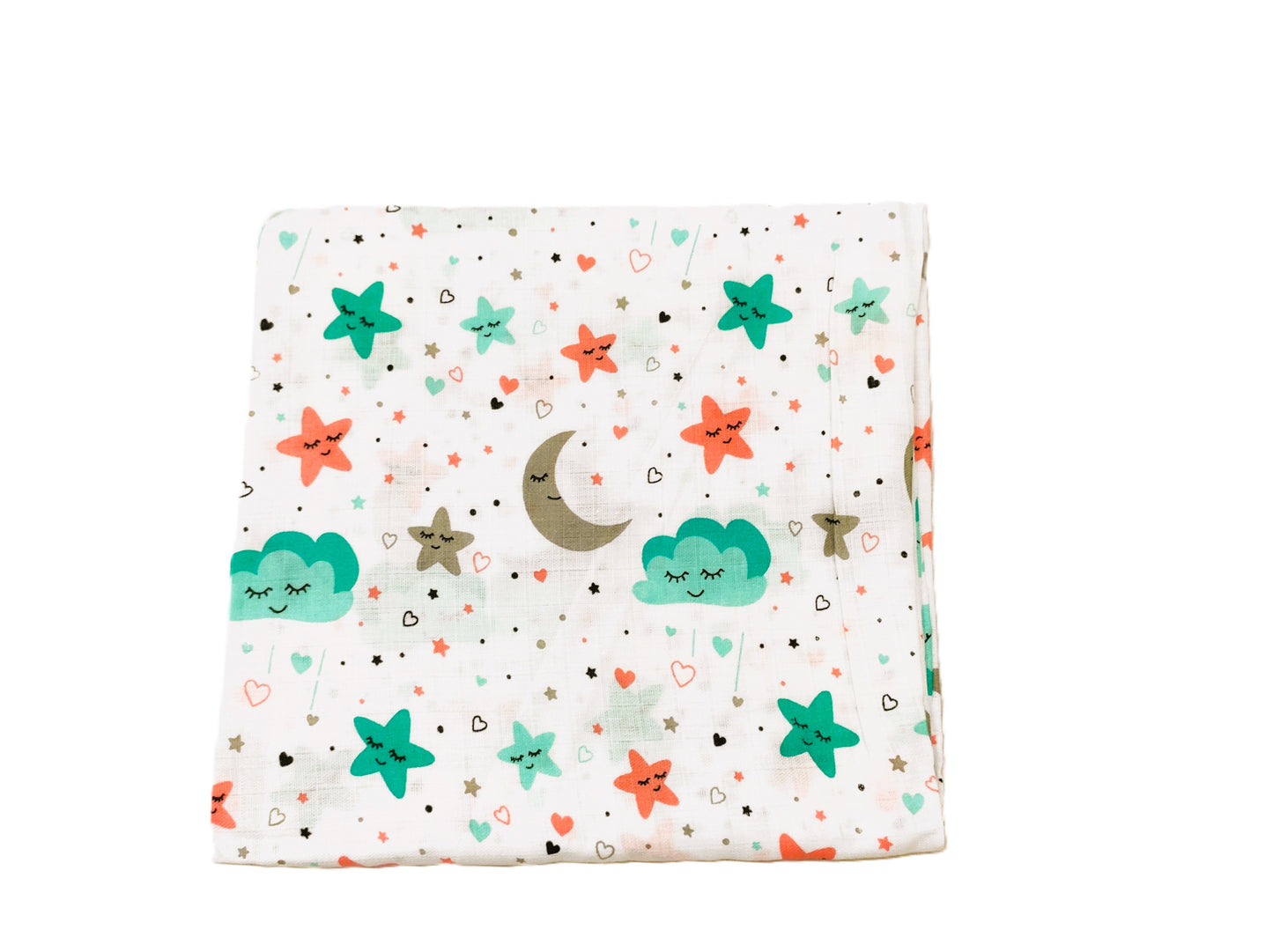 NewBorn Baby Swaddle - 100% Organic Muslin - 100x100cm - Pack of 3 (Model: SW-1-307)