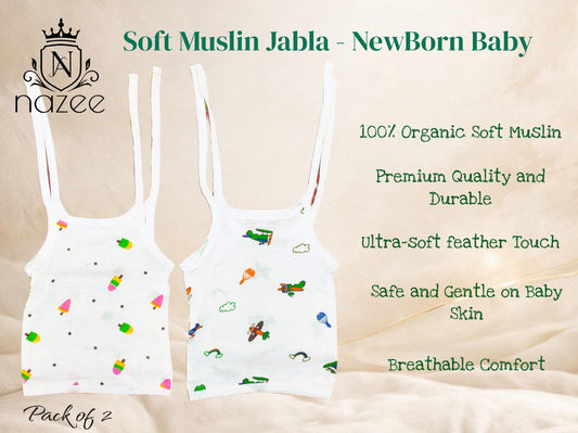 NewBorn Baby Jabla - Knot Jabla Top Only - Pack of 2  (Model: JB-K-1-205)